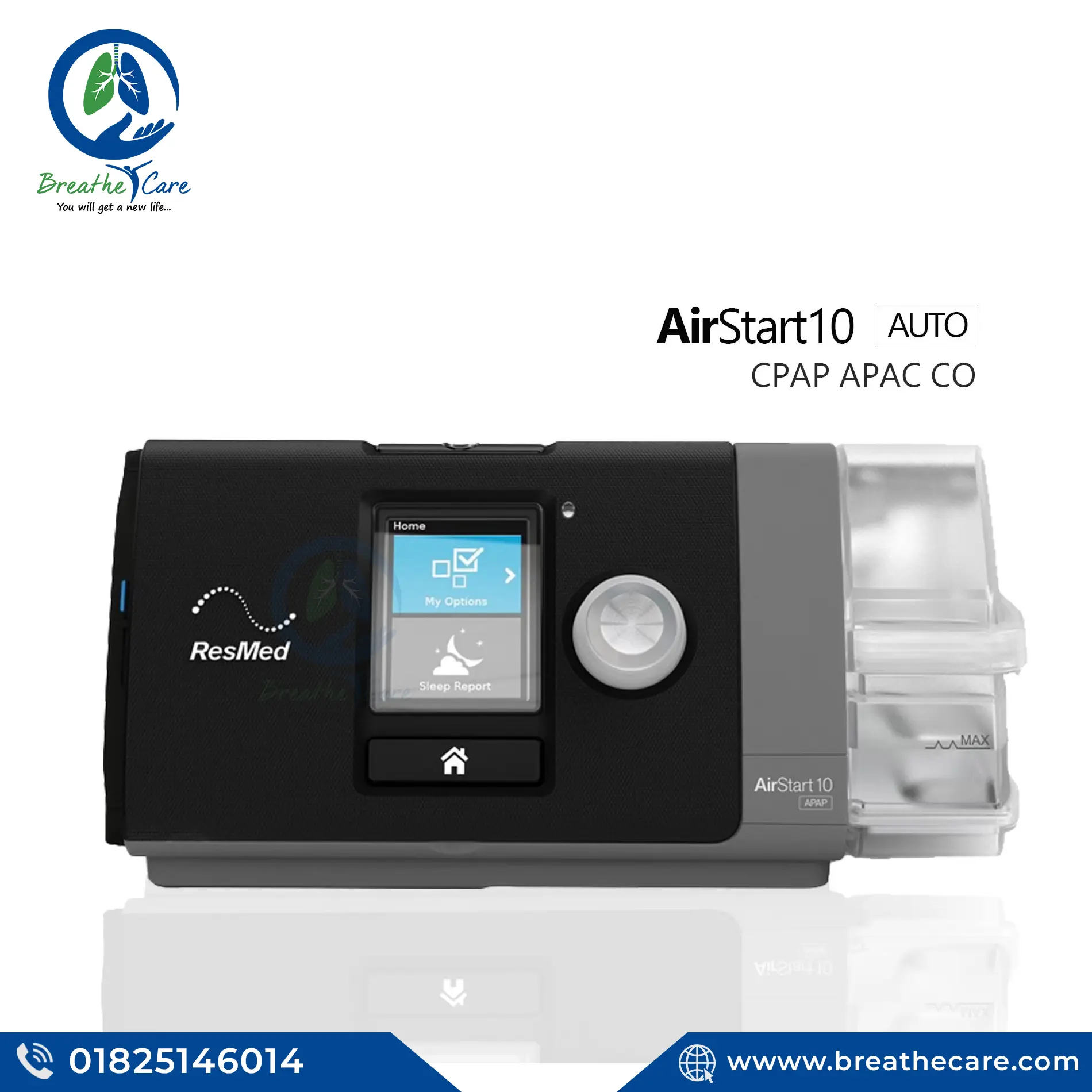 ResMed AirStart 10 APAP with HumidAir (Auto CPAP Machine)