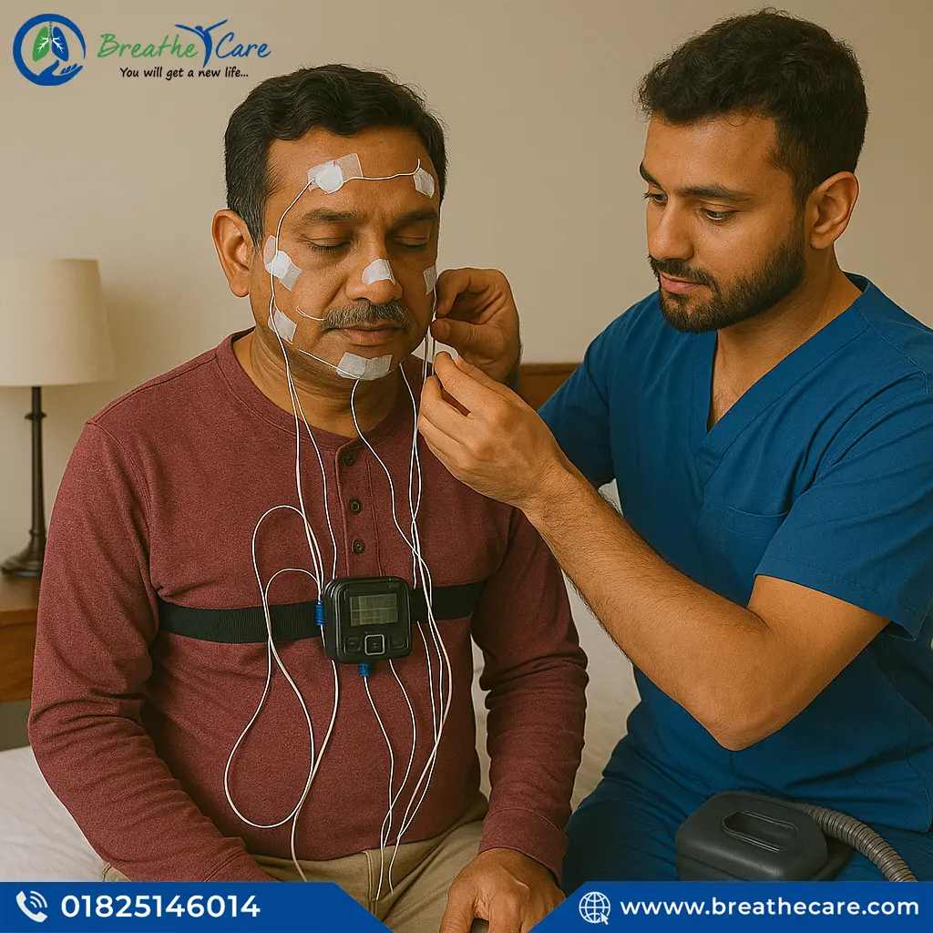 Polysomnography Test at Home (Sleep Study+Titration) - Image 1