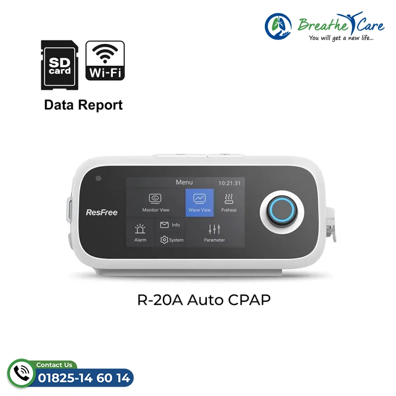 ResFree R-20 Auto CPAP with Heated Tube and Wifi ResFree R-20 Auto CPAP with Heated Tube and Wifi